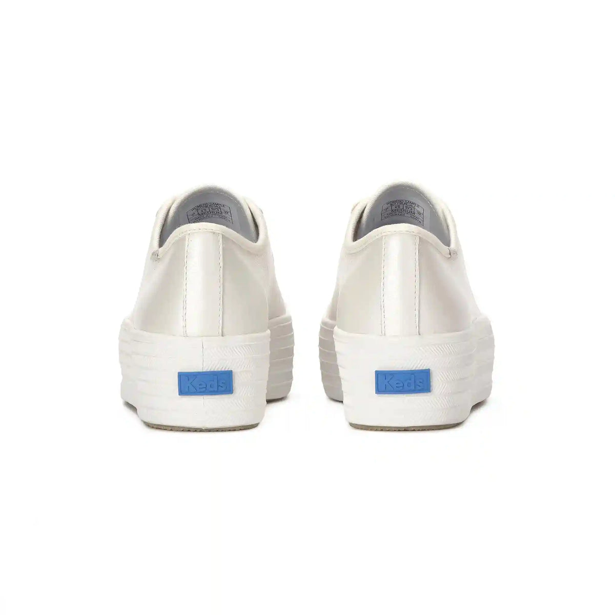 Triple Up Pearlized Leather Ballet