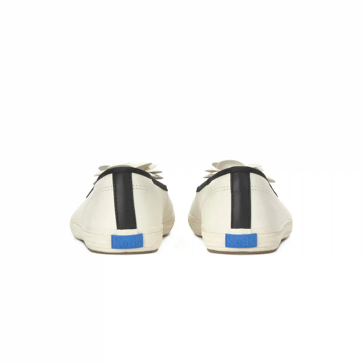 Maisie Ballet Toe Cap Leather Flower Applique