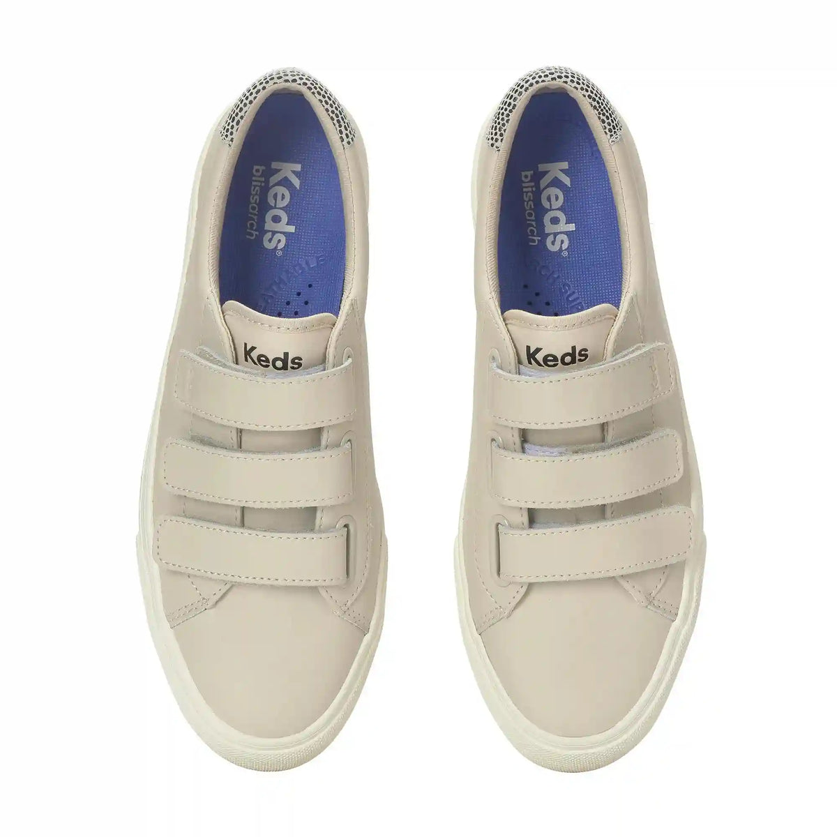 Jump Kick V Leather Dalmata Heel