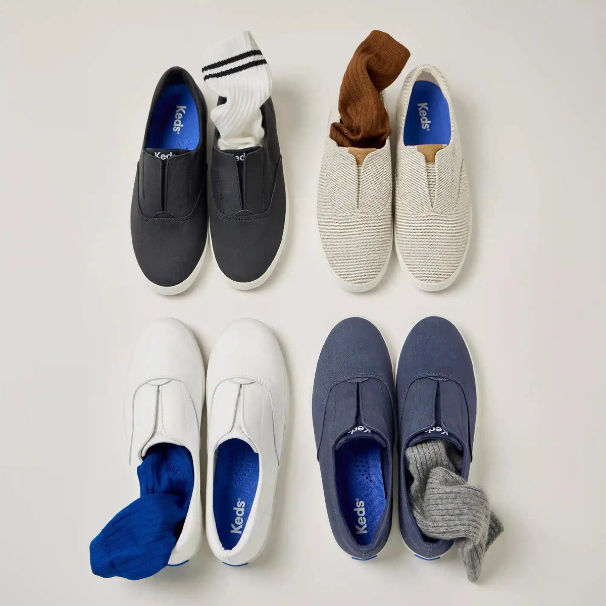Champion Twill Round Toe Slip-On
