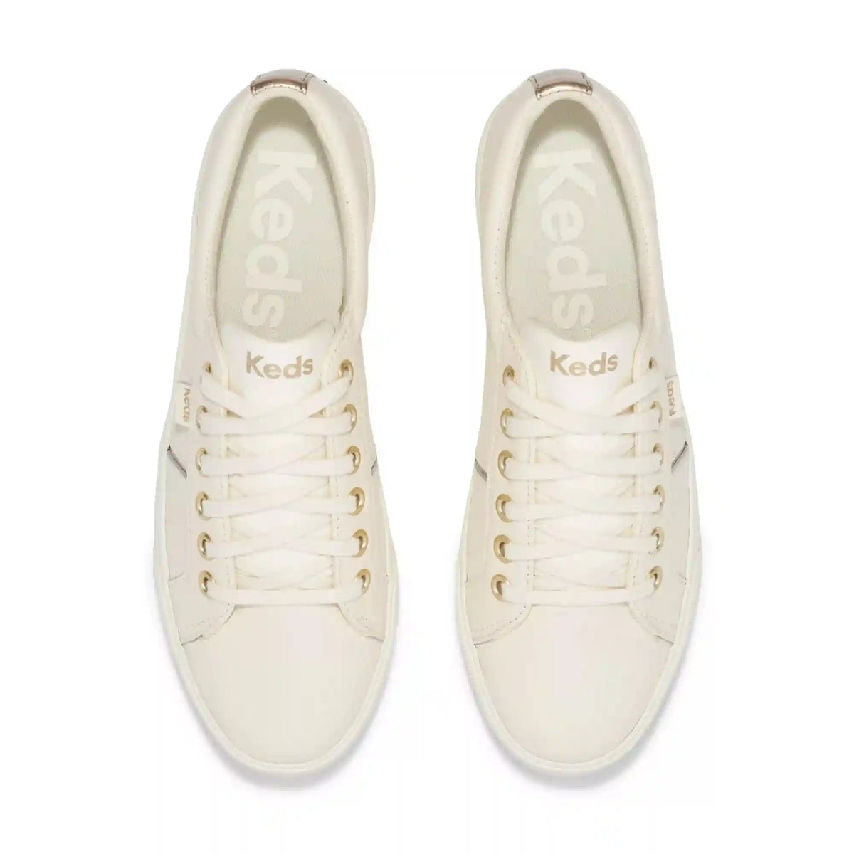 Jump Kick Duo Leather Metallic Lace Up