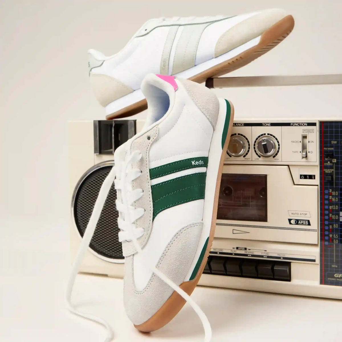 Revival Nylon/Suede/Leather Lace-Up