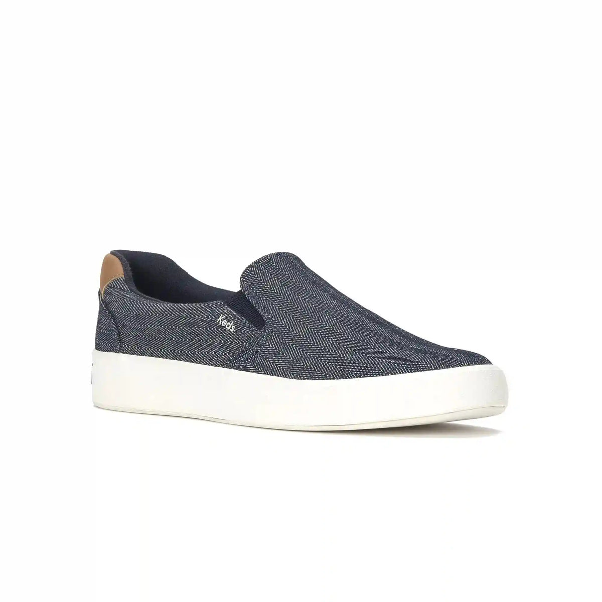 Pursuit Herringbone Chambray Slip-On