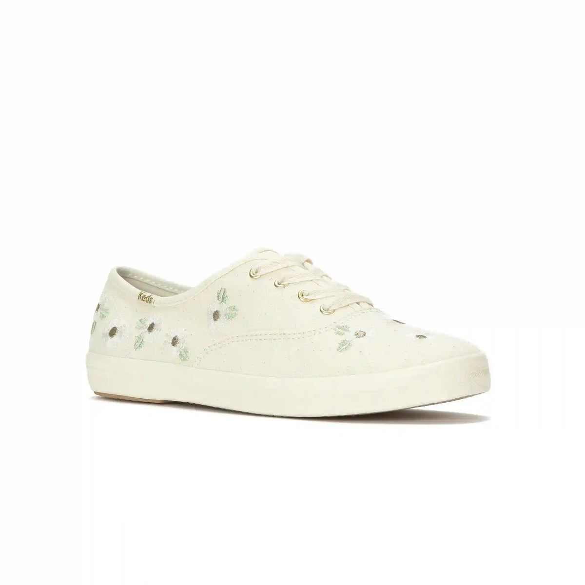 Champion Canvas Floral Embroidery Lace-Up