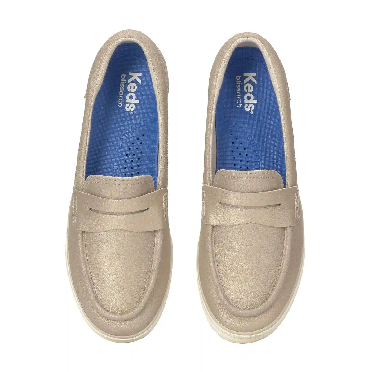 Center III Metallic Suede Loafer
