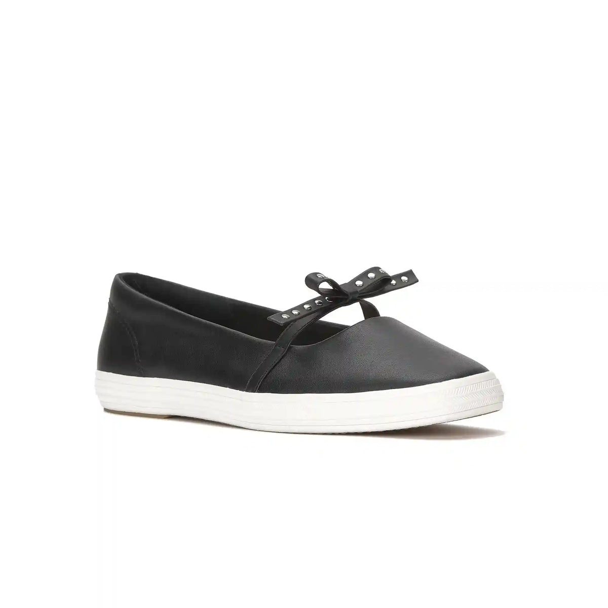 Square Toe Mini Bow Leather
