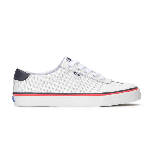 Jump Kick T-Toe Perforated Leather Lace Up