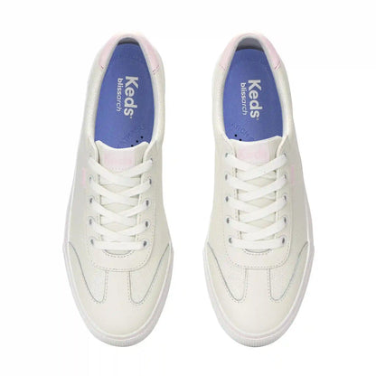 Jump Kick T-Toe Perforated Leather Lace Up