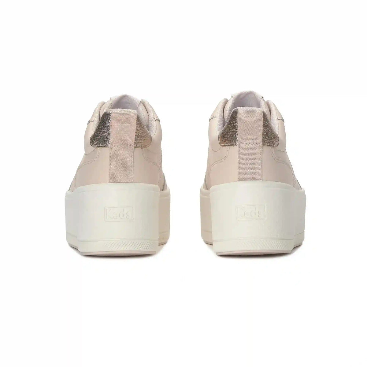 Skyler II Leather Metallic Heel Lace Up