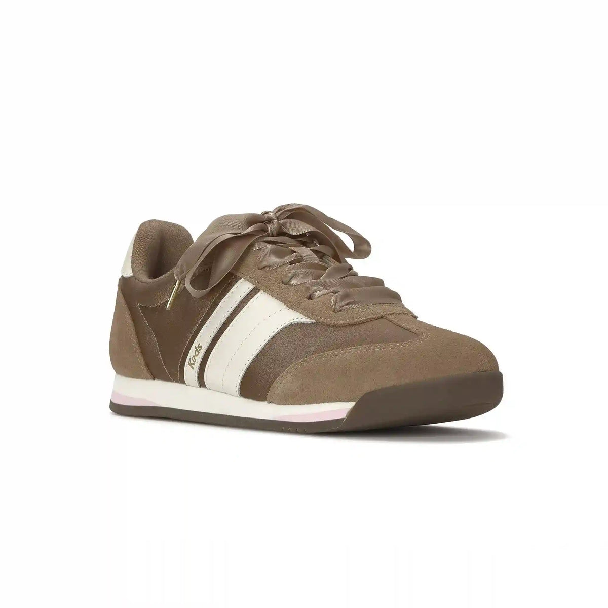 Revival Satin/Suede Lace-Up