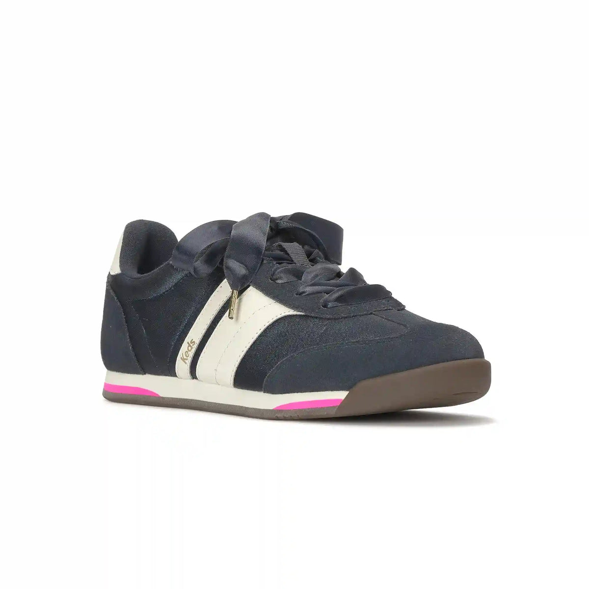 Revival Satin/Suede Lace-Up
