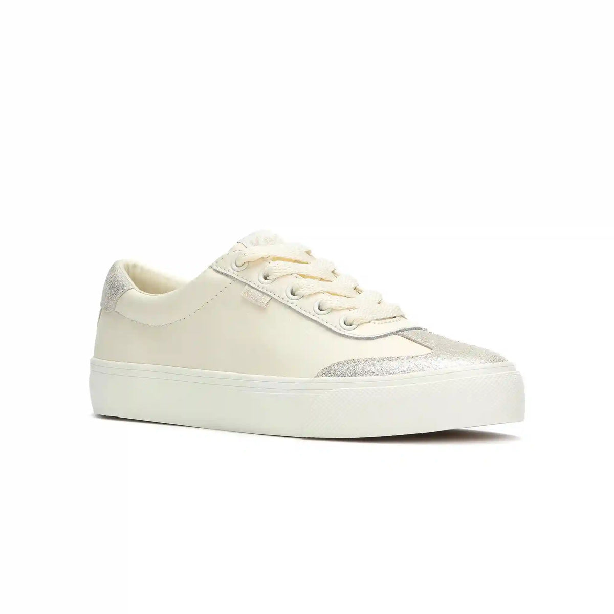 Jump Kick T-Toe Leather/Glitter Suede Lace Up