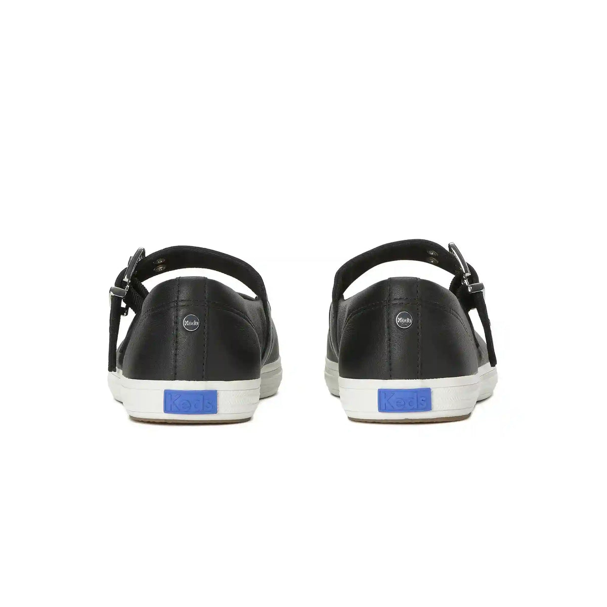 Square Toe Mary Jane Leather Grommet Buckle
