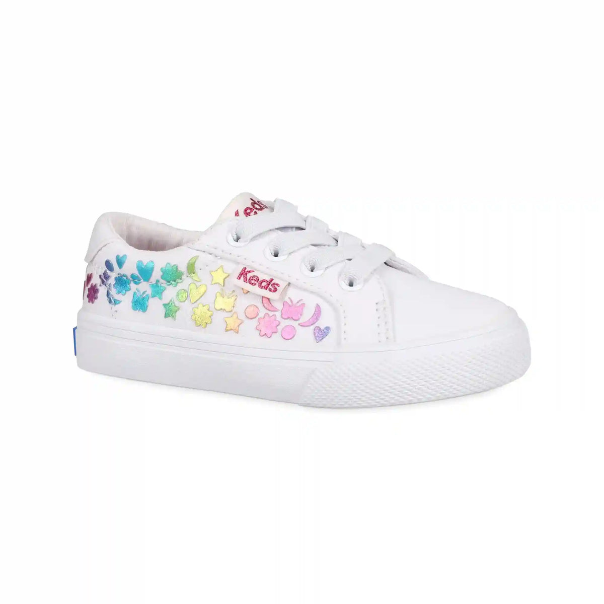 Little Kids Jump Kick Studded Foil Slip On