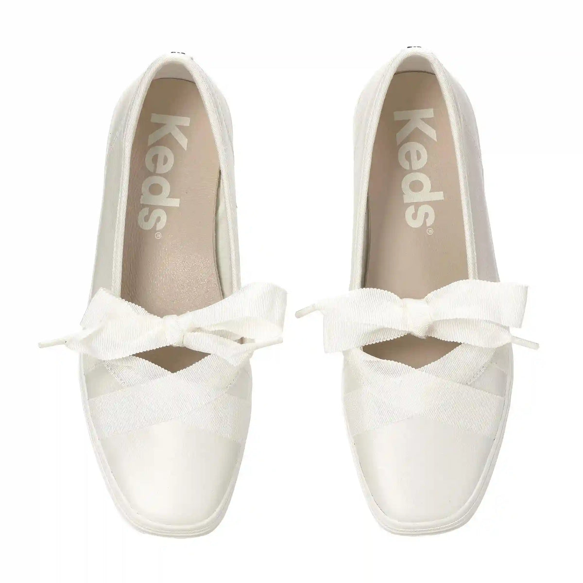 Square Toe Ballet Pearlized Leather
