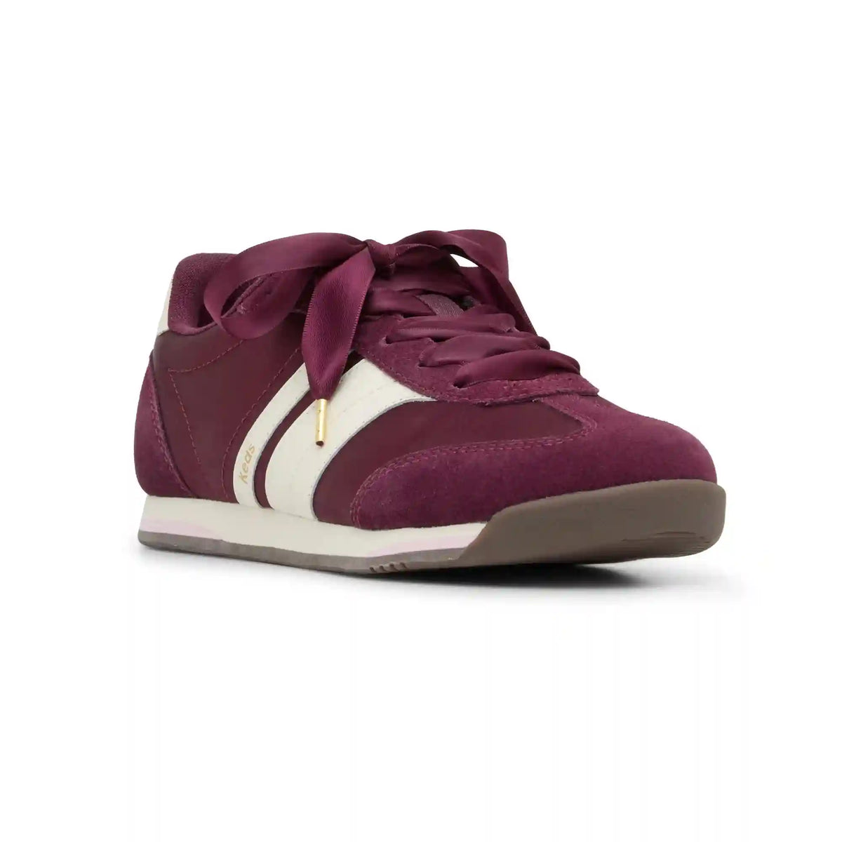 Revival Satin/Suede Lace-Up