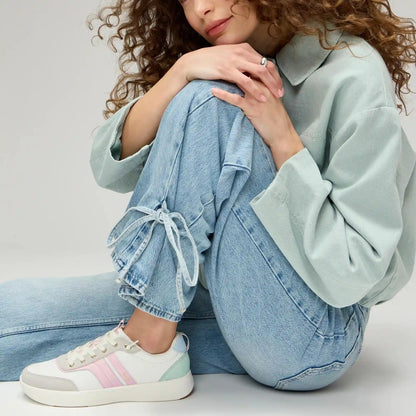 BlissWalk Ubal Mesh/Suede/Leather Slip-On