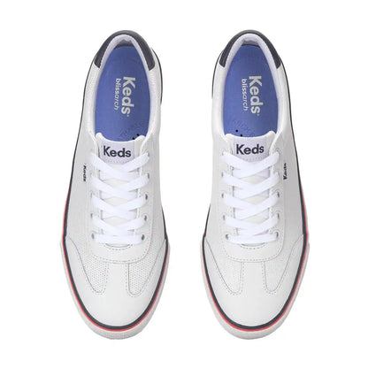 Jump Kick T-Toe Perforated Leather Lace Up