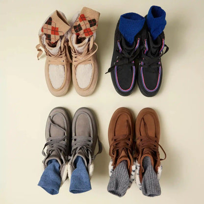 Explore Bootie Suede Pop Binding