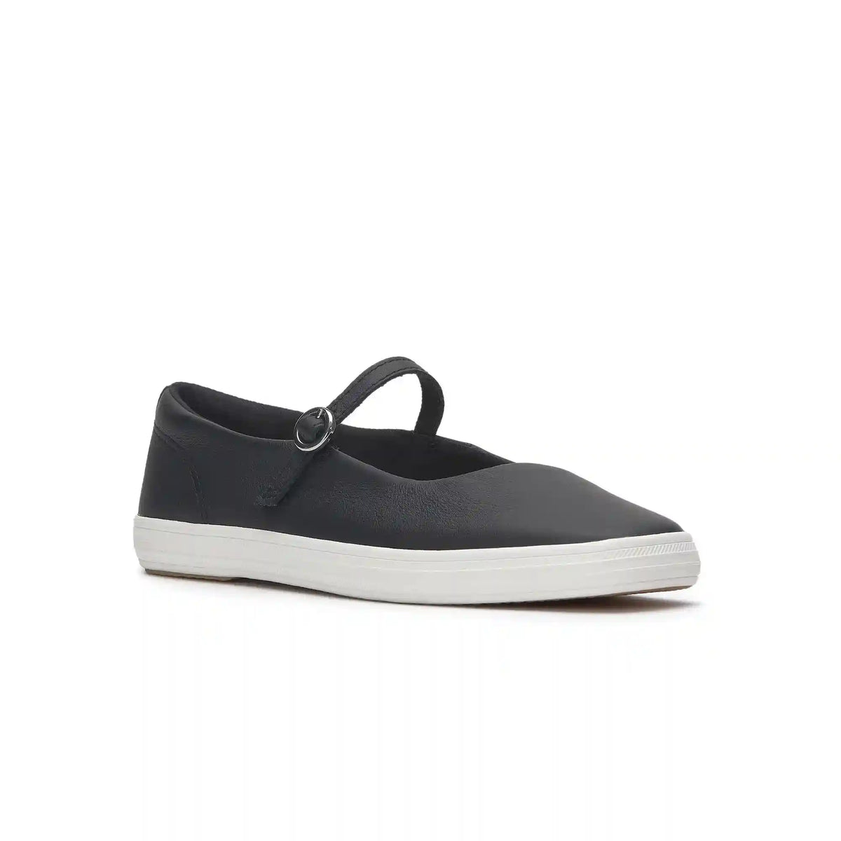 Square Toe Mary Jane Leather